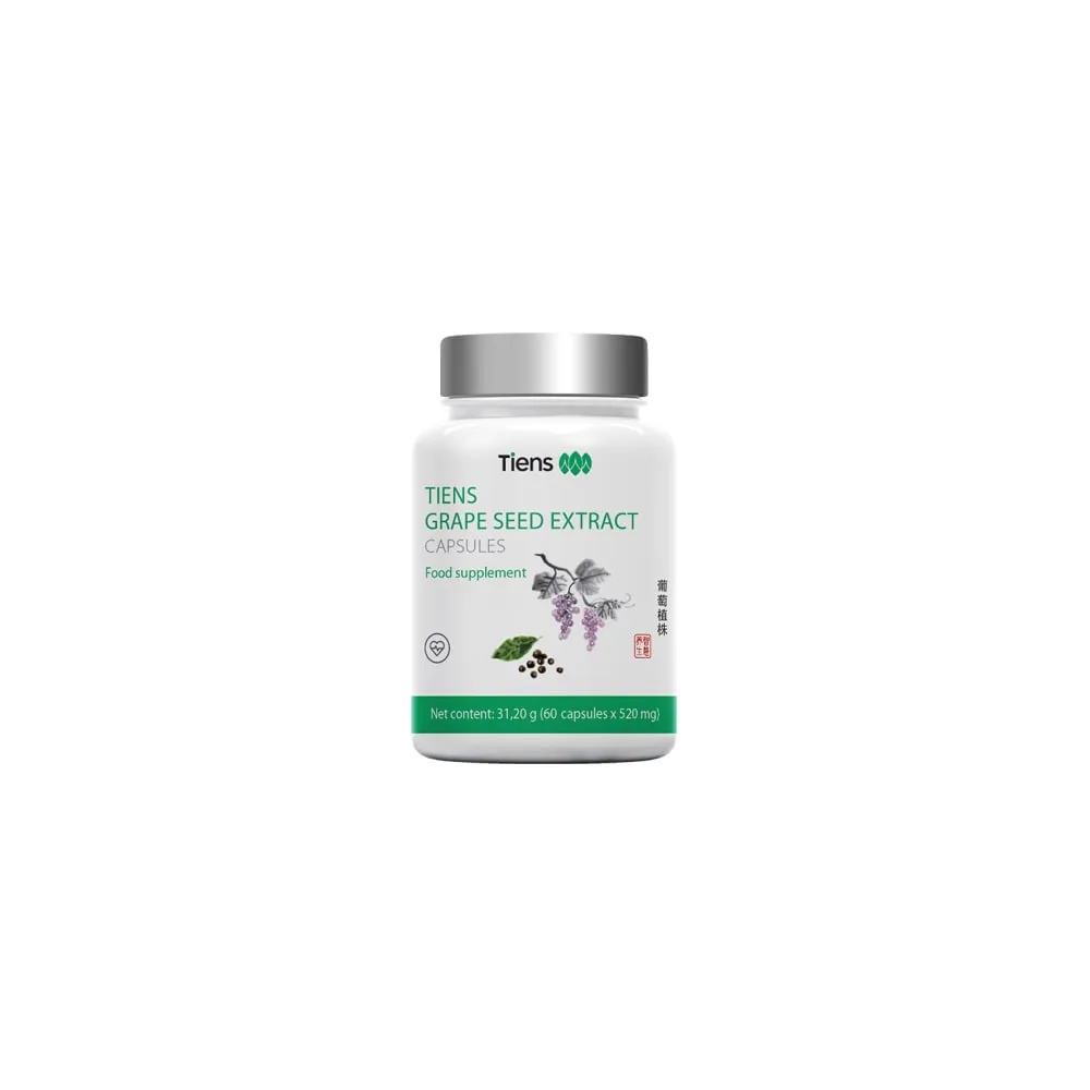 „Grape Seed Extract“ kapsulių indelis